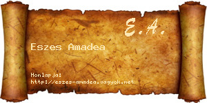 Eszes Amadea névjegykártya